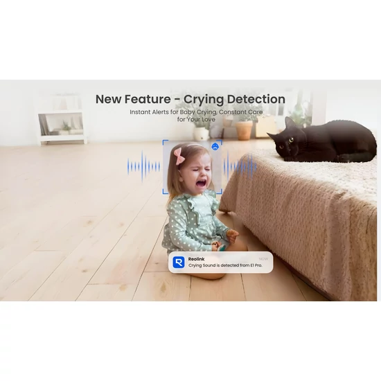 Reolink E1 Pro 4MP Super HD Smart Home Wi-Fi IP Beltéri Kamera