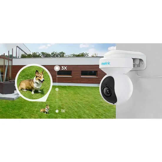 Reolink E1 Outdoor 5MP PTZ Wi-Fi Kültéri Kamera