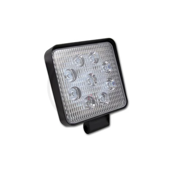 LED munka lámpa négyzet alakú 10-30V 27W