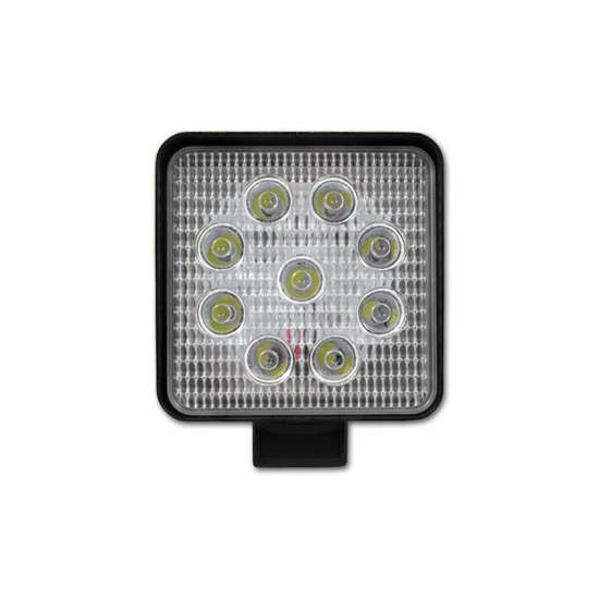 LED munka lámpa négyzet alakú 10-30V 27W