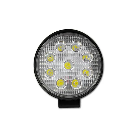 LED munka lámpa kerek 10-30V 27W