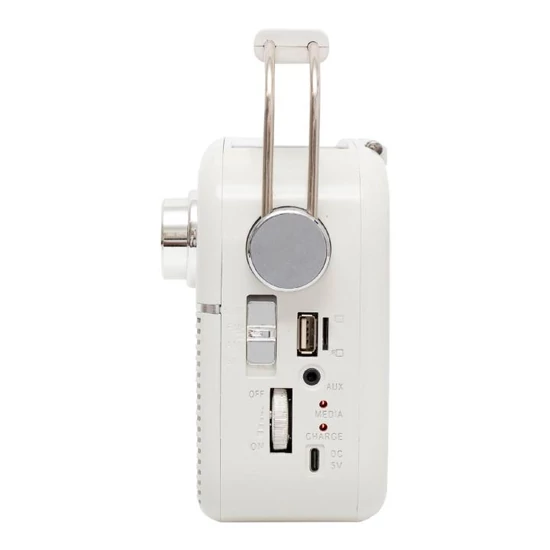 SAL RPR9 napelemes rádió multimédia lejátszóval, FM-AM-SW rádió, Bluetooth, USB és microSD csatlakozás, beépített akkumulátor RPR9