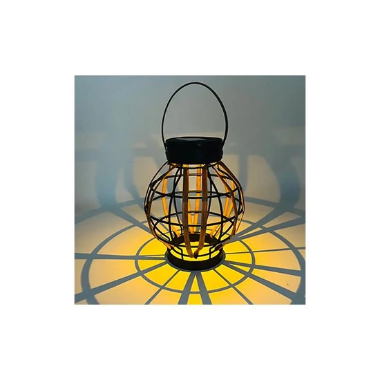 LED-es napelemes kerti lámpa kosár