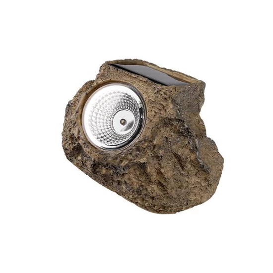 LED napelemes kőlámpa 14,5 cm