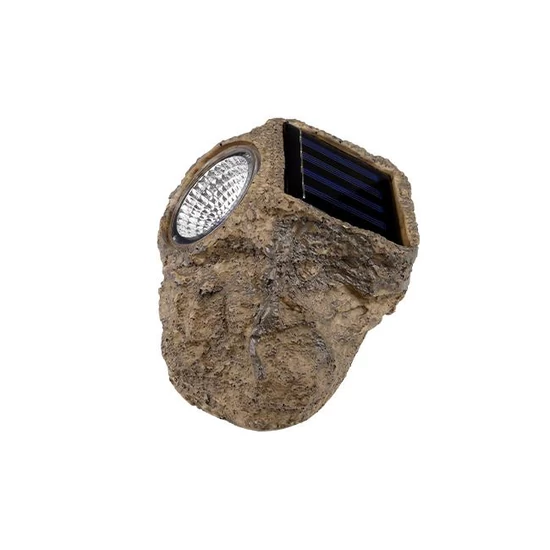 LED napelemes kőlámpa 14,5 cm