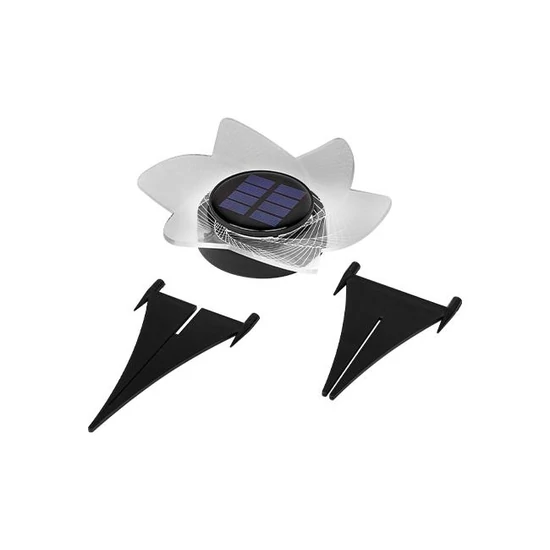LED napelemes kerti lámpa virággal