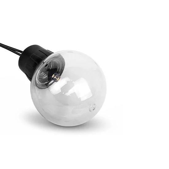 Napelemes LED girland 20 LED 485 cm kerek