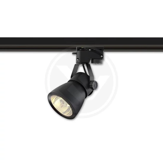 Goldi sínes Spotlámpa 1 fázisú GU10 73mm fekete