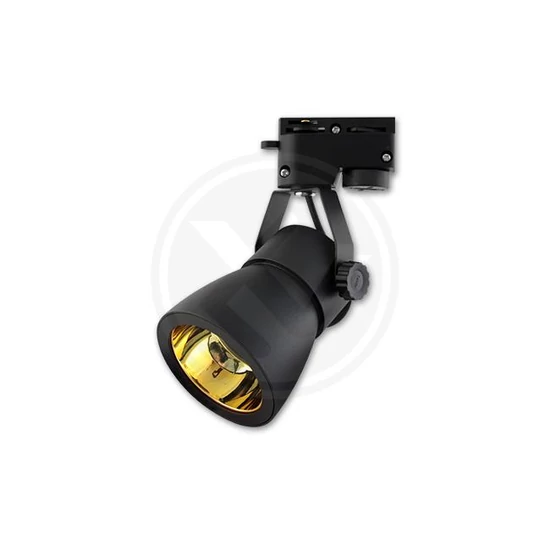 Goldi sínes Spotlámpa 1 fázisú GU10 73mm fekete