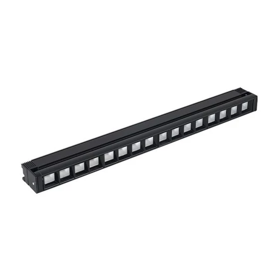 Linda LED sínlámpa, 1 fázisú, 60cm, 24W, 4000K, fekete