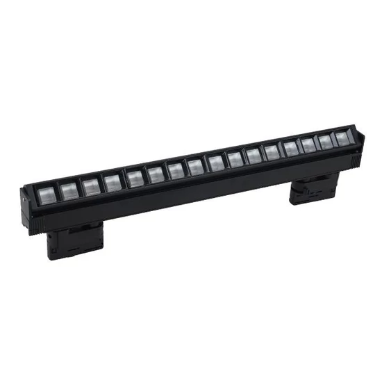 Sara LED sínlámpa 3 fázisú 60cm 24W 4000K fekete