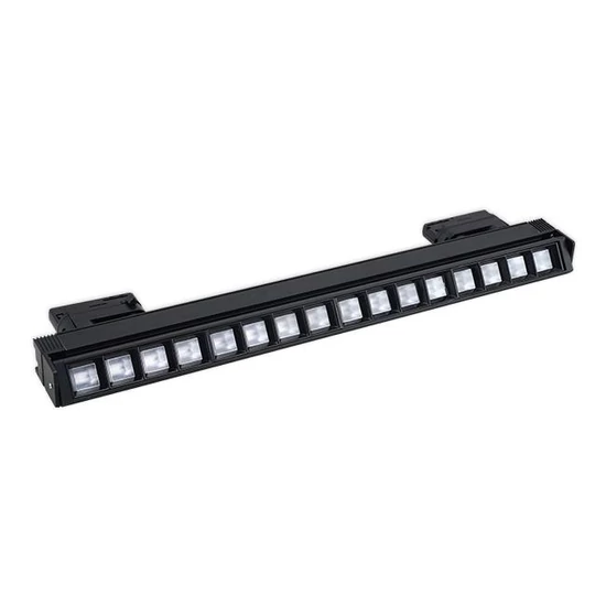 Sara LED sínlámpa 3 fázisú 60cm 24W 4000K fekete