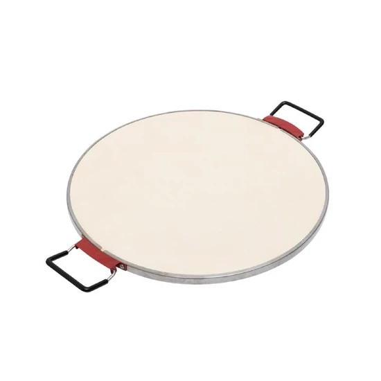 HOME HGPZ30 elektromos pizzasütő, 1200W, max. 430 °C, mechanikus hőmérő, pizzakő, duplafalú ablak, alsó/felső sütés HGPZ30