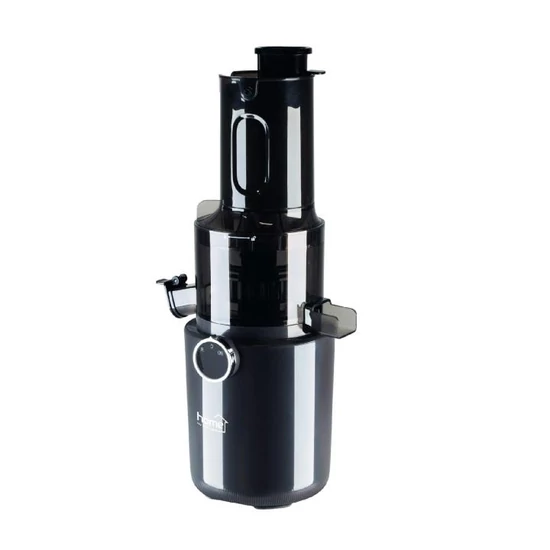 HOME HGSJ200 zöldség-gyümölcs lassú prés, 200 W, lassú fordulat, 800 ml-es tartály, vezetéktároló HGSJ200
