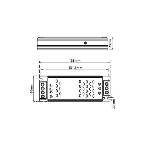Luxo LED tápegység 48V 100W