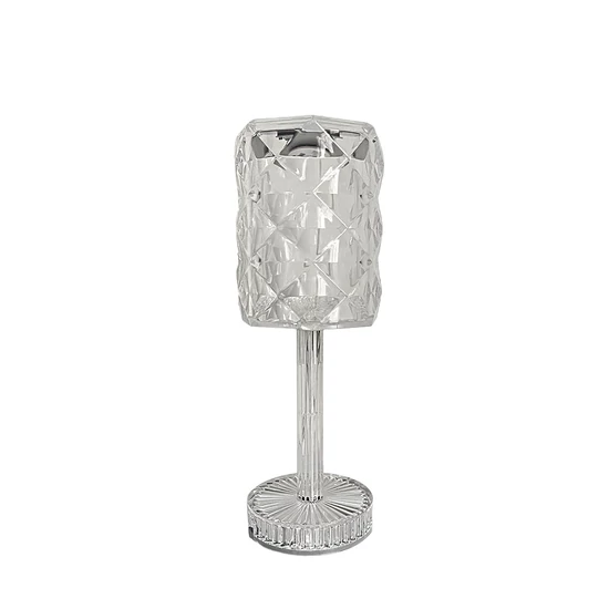 3CCT LED érintőképernyős asztali lámpa, újratölthető, állítható fehér fény