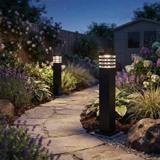 LED kerti lámpa E27 Malibu 60cm álló