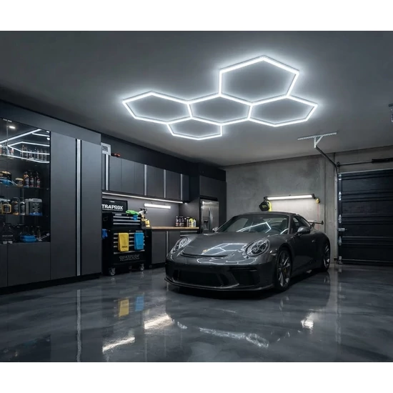 Hexagon LED lámpa 5L 240W 206x301cm szett 6500K