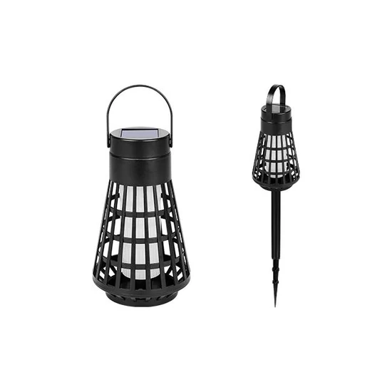 LED napelemes lámpa, lámpás, 50 cm, tűz, 2 az 1-ben