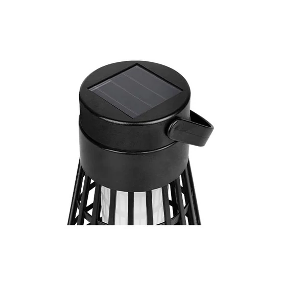 LED napelemes lámpa, lámpás, 50 cm, tűz, 2 az 1-ben