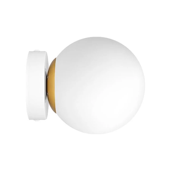 Bali-15 Mennyezeti Lámpa LED E27x1 15 cm fehér+arany