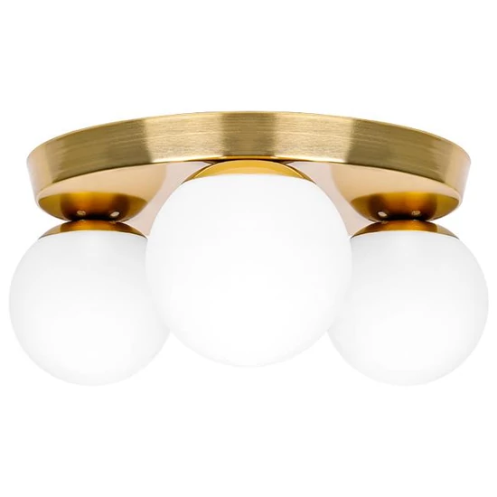 Bali-12 E27 LED Mennyezeti lámpa 29cm x3 arany