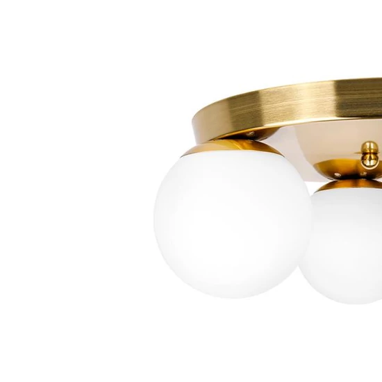 Bali-12 E27 LED Mennyezeti lámpa 29cm x3 arany