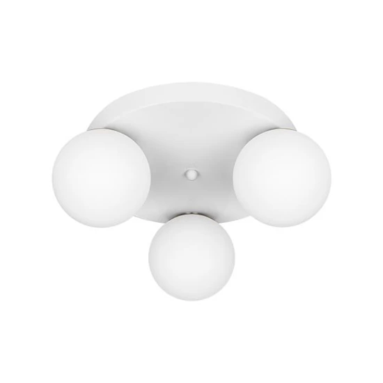 Fali lámpa E27 LED Bali-12 29cm x3-1 fehér+arany