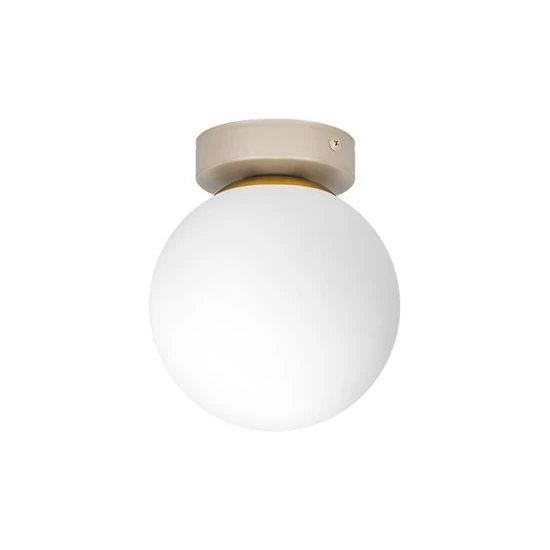 Fali lámpa E27 LED Bali-15 15cm x1 bézs+arany