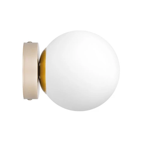 Bali-15 Mennyezeti Lámpa LED E27x1 15 cm bézs+arany 