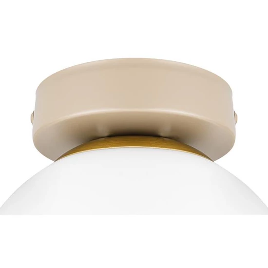 Bali-15 Mennyezeti Lámpa LED E27x1 15 cm bézs+arany 