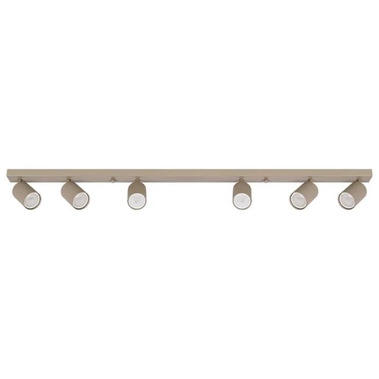 Lucerno GU10x6 LED Spot Lámpatest, mozgatható, bézs