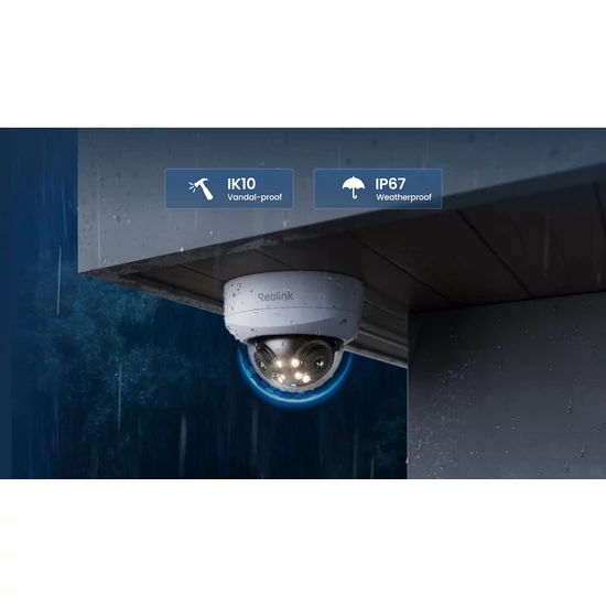 Reolink Duo 3V PoE 16MP Dual-Lens Ütésálló Kupola IP Kamera