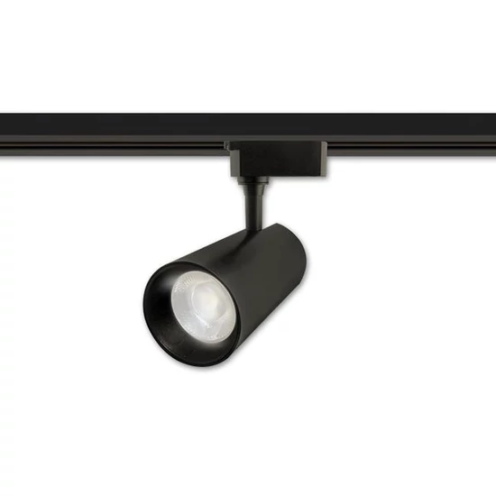 Piko LED spotlámpa sínes, 1 fázisú, 10W, 4000K, fekete.