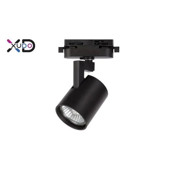 LED spotlámpa, 1 fázisú, GU10 sínre szerelhető, fekete