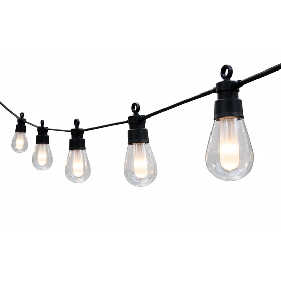 LED fényfüzér 24V 6,5m 10x LED 2700K könnycsepp alakú
