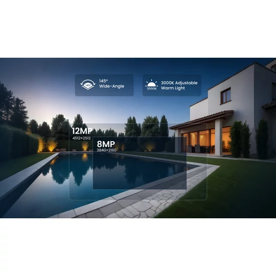 Reolink RLC-1240A 12MP IK10 PoE Biztonsági kamera