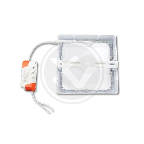 Falon kívüli led panel 6W 4000K szögletes