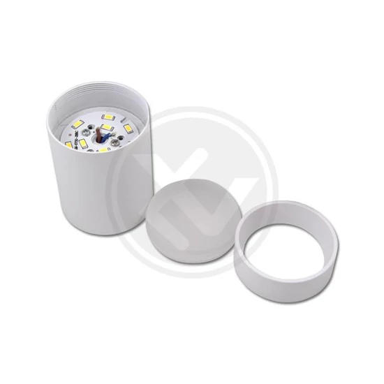 Felületre szerelhető LED 5W 4000K kerek fehér 60x100