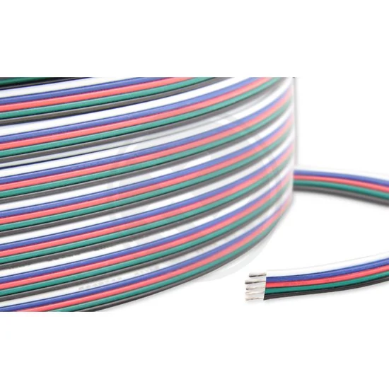Rgbw led szalag kábel 5 eres