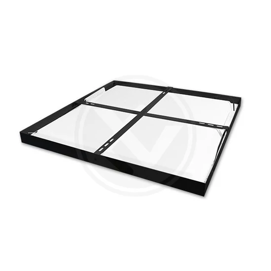 Mennyezeti LED panel 600 * 600 * 38mm 60W fekete felületre szerelhető