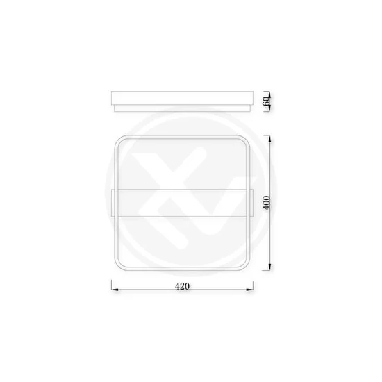 Galaxis Centauri 40W LED csillár 42x40x6cm fehér