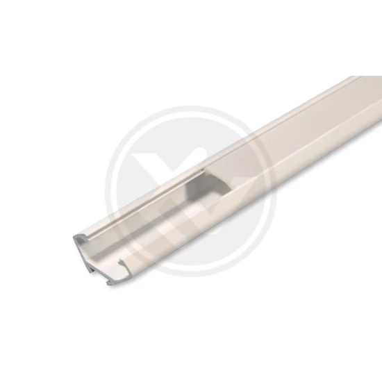 Pvc profil led szalaghoz  22x12 sarok fehér 2m tejes fedlap