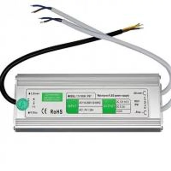 Elektronikus led transzformátor dc 12v 100w ip67