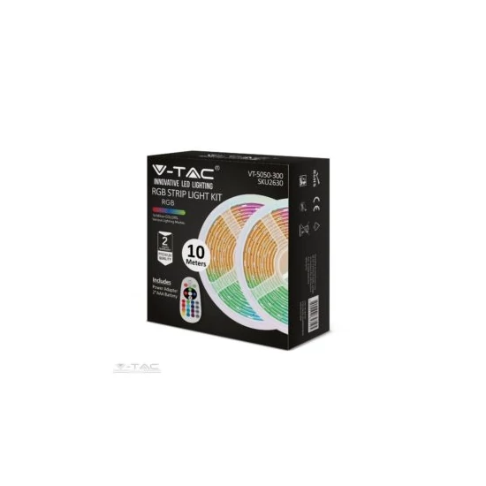 LED SZALAG SZETT 5050 30 LED/M RGB IP20 NEM VÍZÁLLÓ