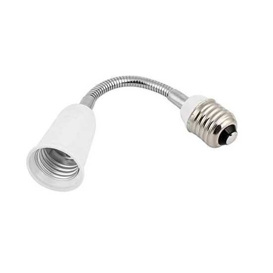 E27 flexibilis foglalat hosszabbító 20cm