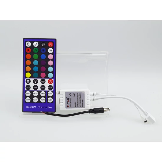 RGB+W vezérlő - infrás (12-24V - 96/192 Watt) 40 gombos
