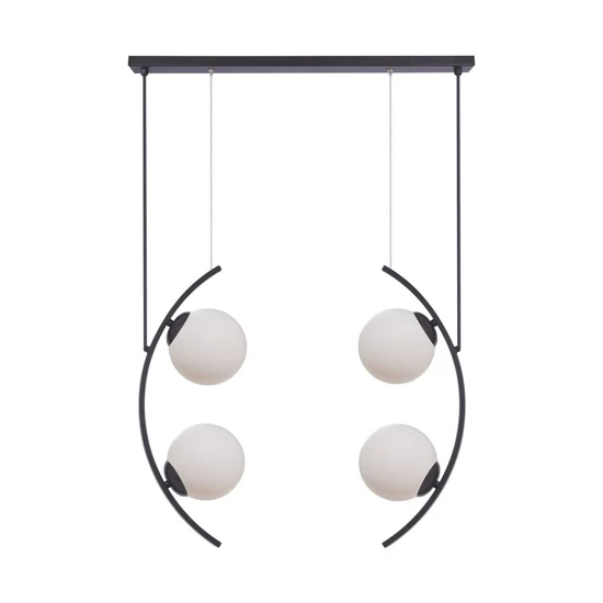 ZUMA LINE PENDANT HELIX 5016 4XE14 BLACK/WHITE