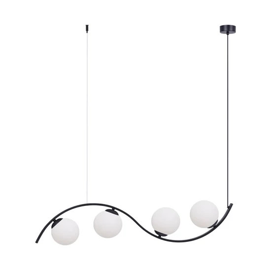 ZUMA LINE PENDANT WAVE 5014 4XE14 BLACK/WHITE