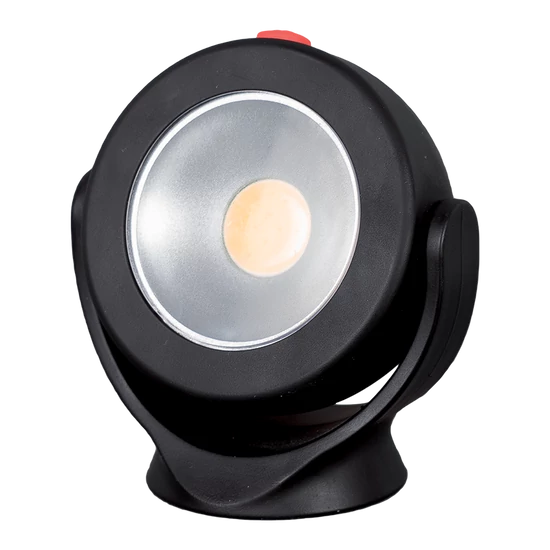 ELEMES LED MUNKALÁMPA MÁGNES TALPPAL 3W COB